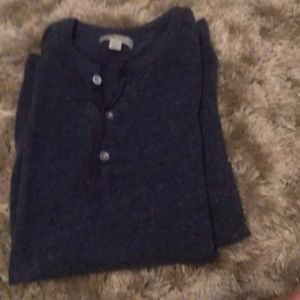 JCrew long sleeved Henley. Size S